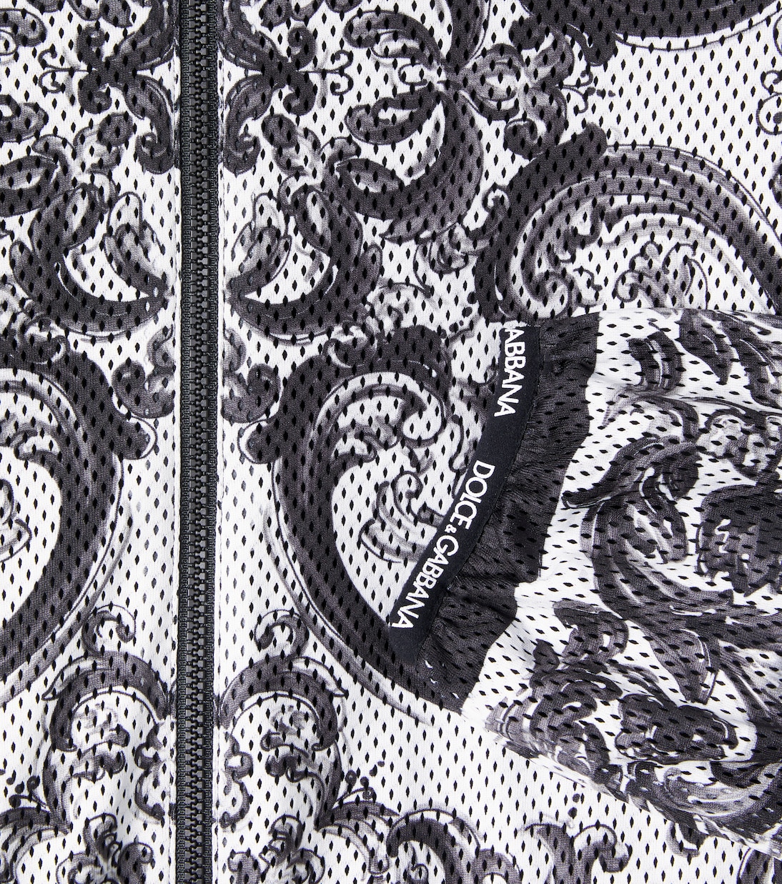 Majolica hooded zip-up jacket | Dolce&Gabbana Kids