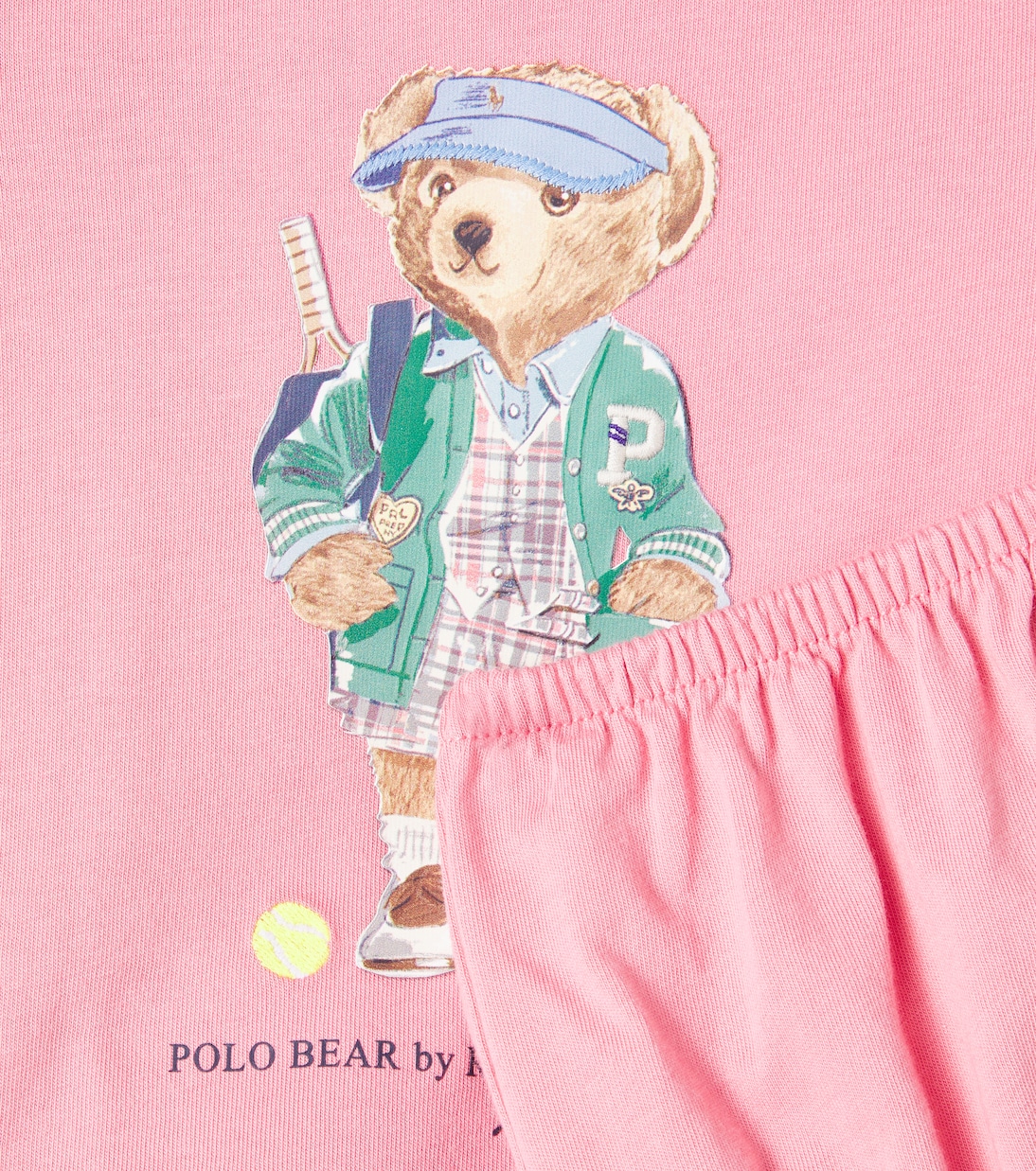 Baby Polo Bear cotton dress and bloomers set | Polo Ralph Lauren Kids