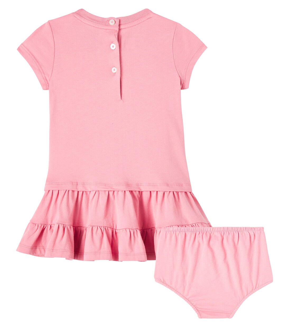 Baby Polo Bear cotton dress and bloomers set | Polo Ralph Lauren Kids