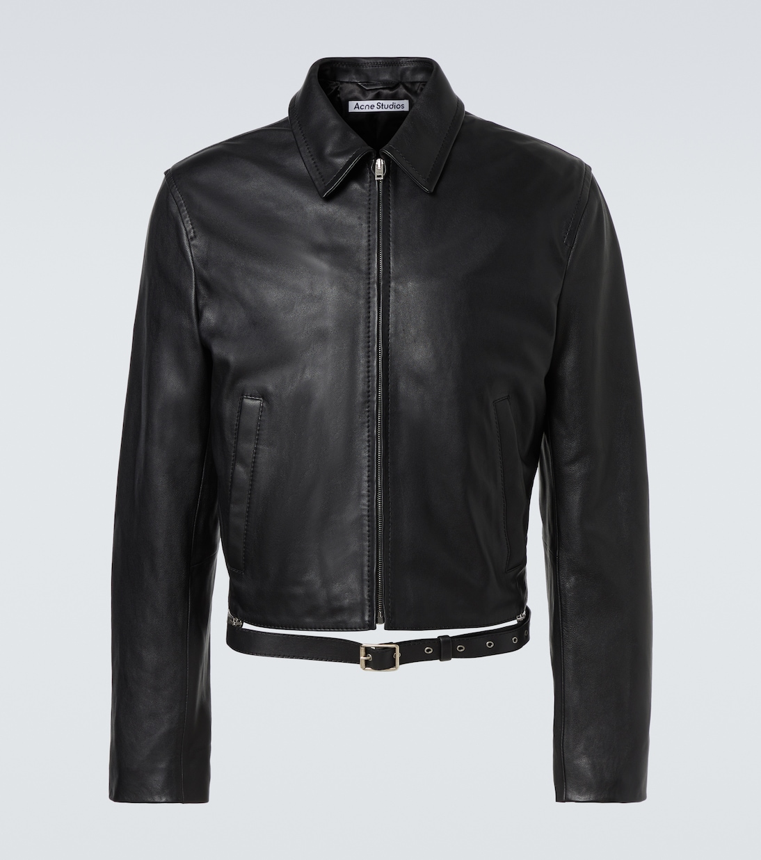 Leather biker jacket | Acne Studios