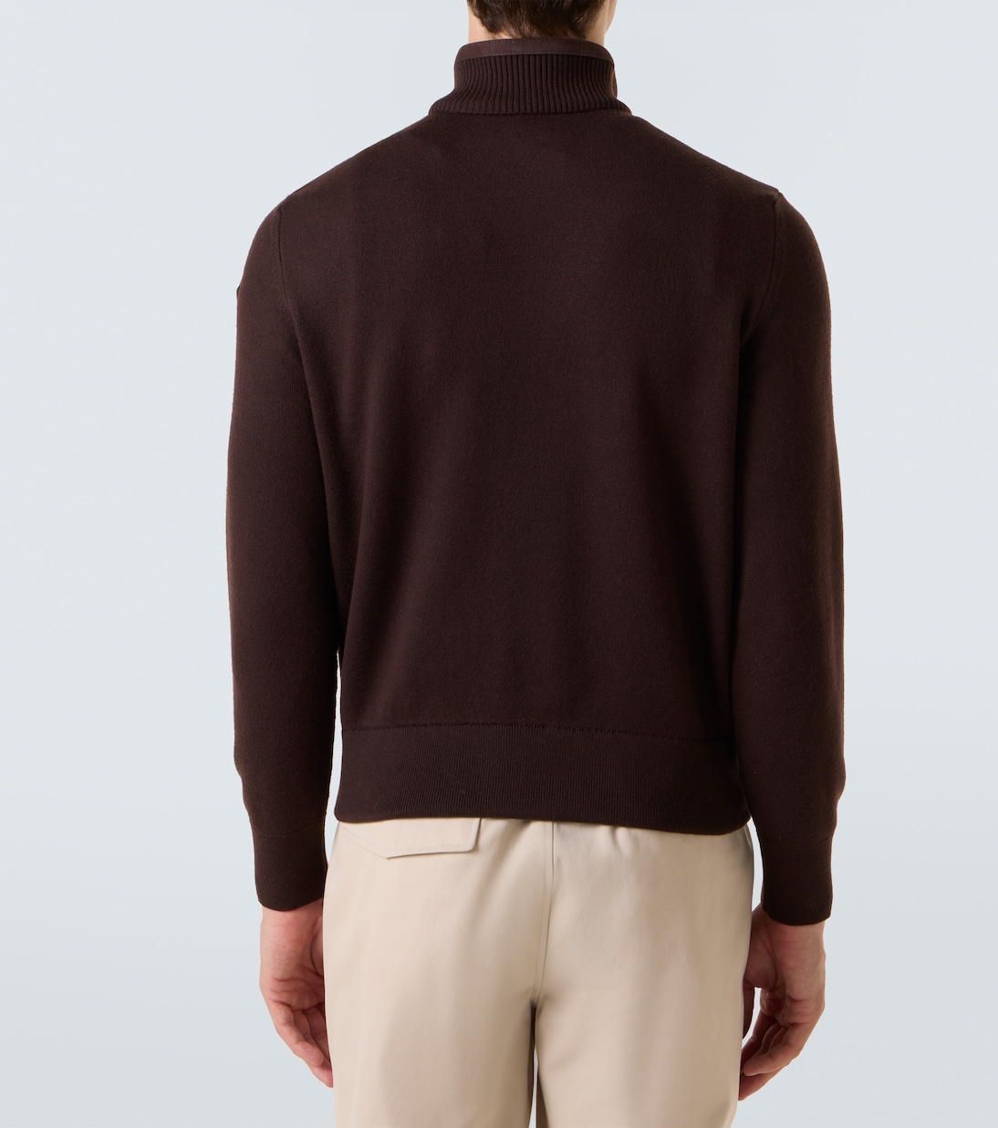 Paneled suede and wool jacket | Moncler