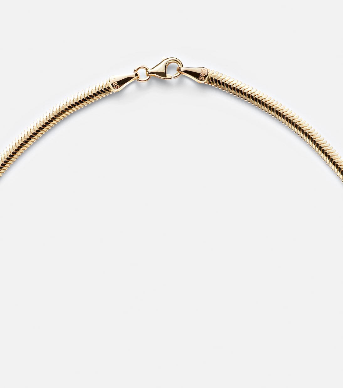 Serpentine 14kt gold chain necklace | Stone and Strand