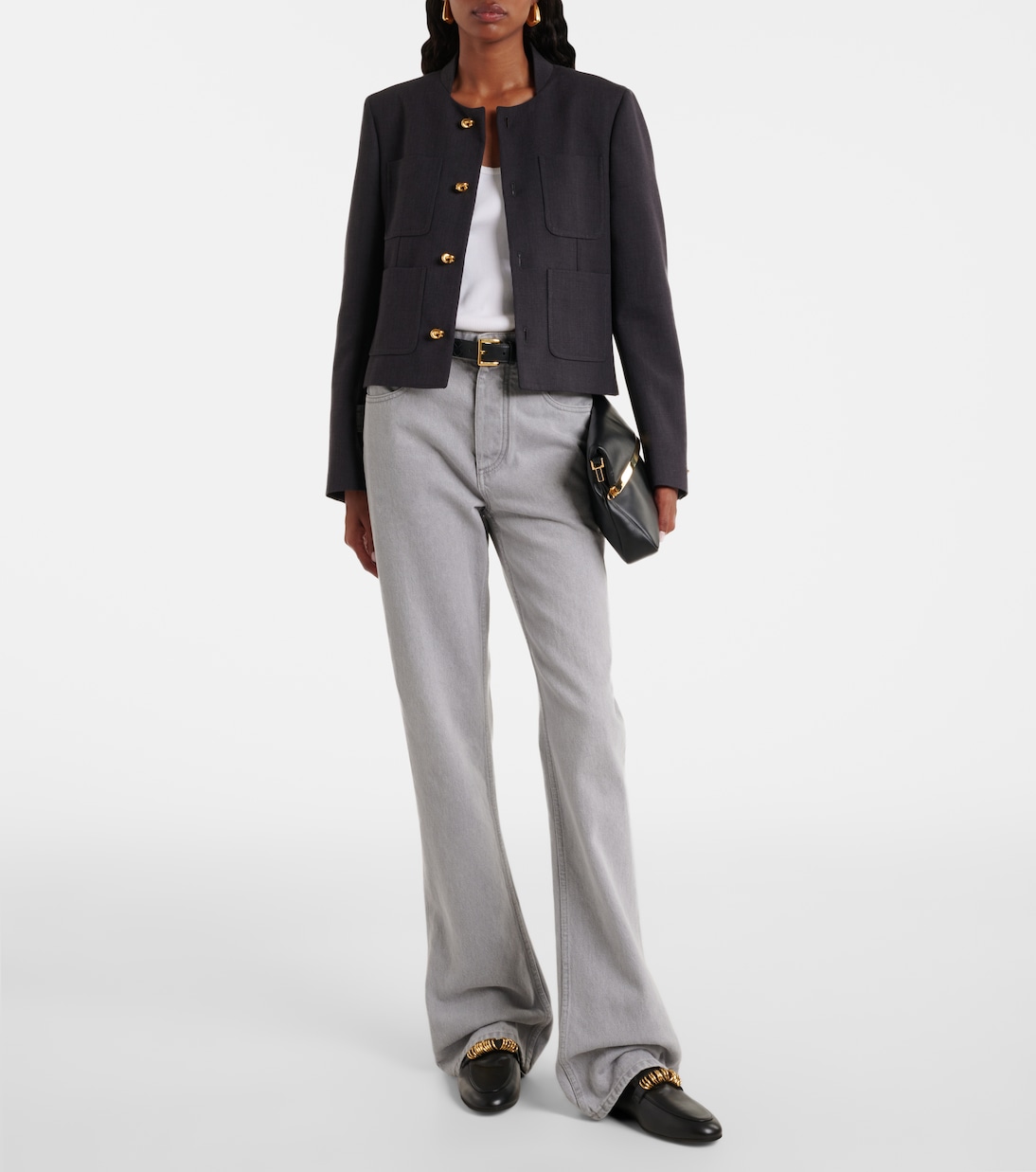 Embellished leather loafers | Tod's