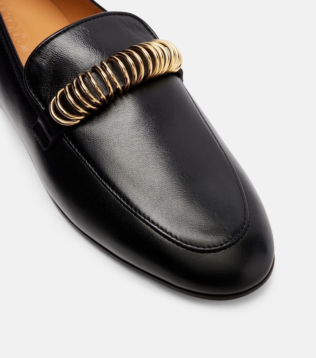 Embellished leather loafers | Tod's