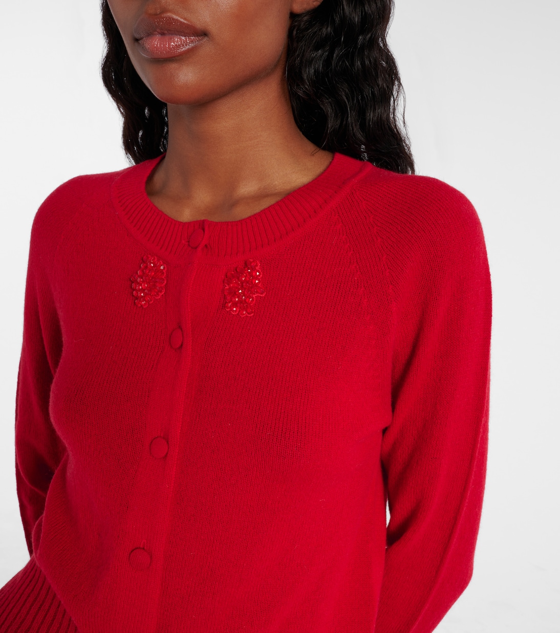 Embellished cashmere cardigan | Simone Rocha