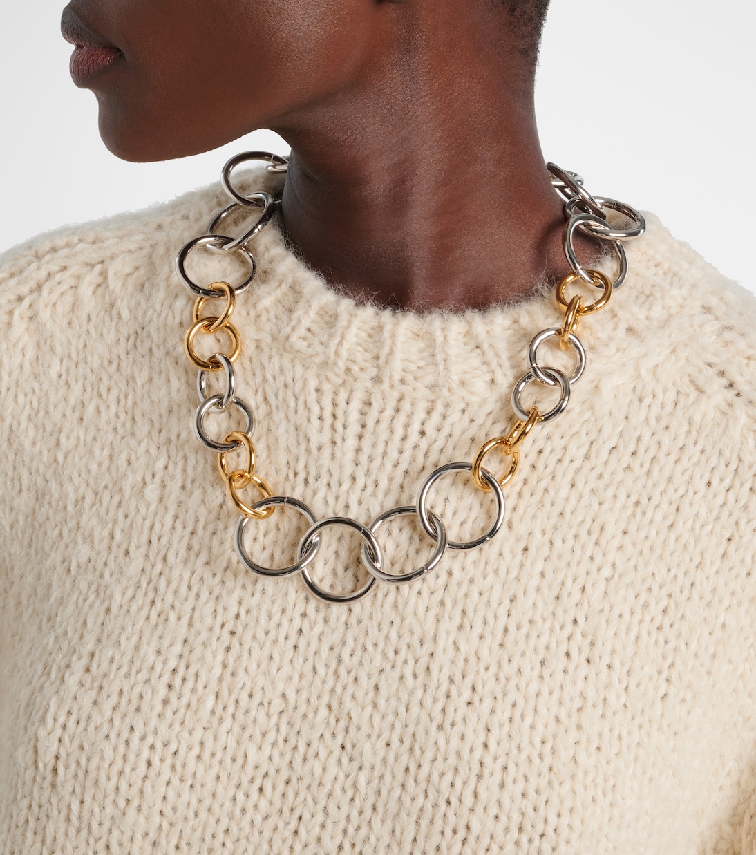 Collier en plaqué or | Jil Sander