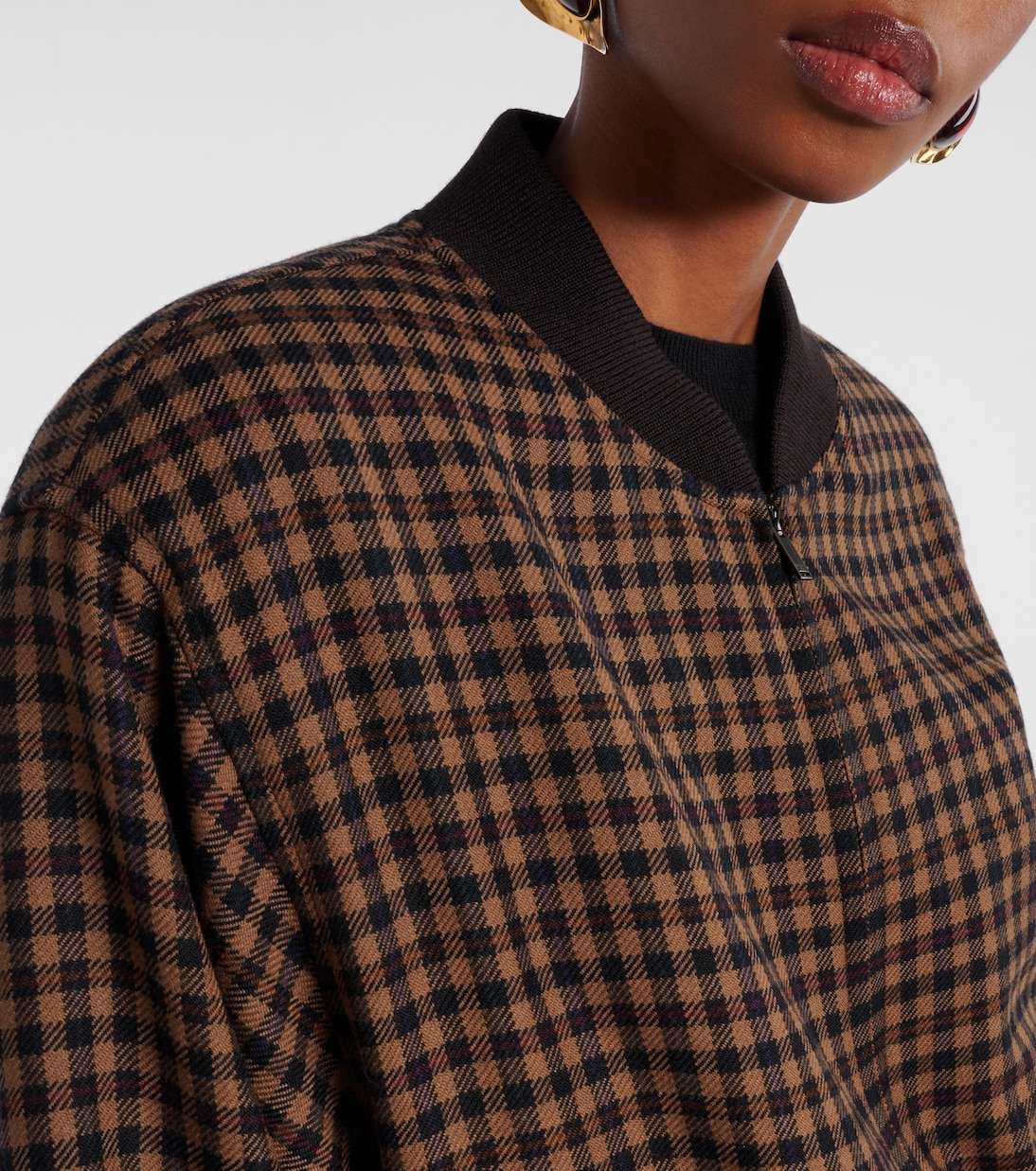 Wool teddy bomber jacket | Saint Laurent