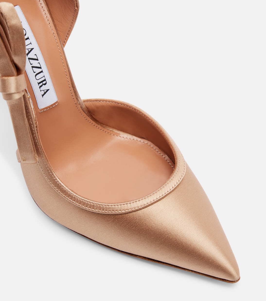 Pumps Soave 105 aus Satin | Aquazzura