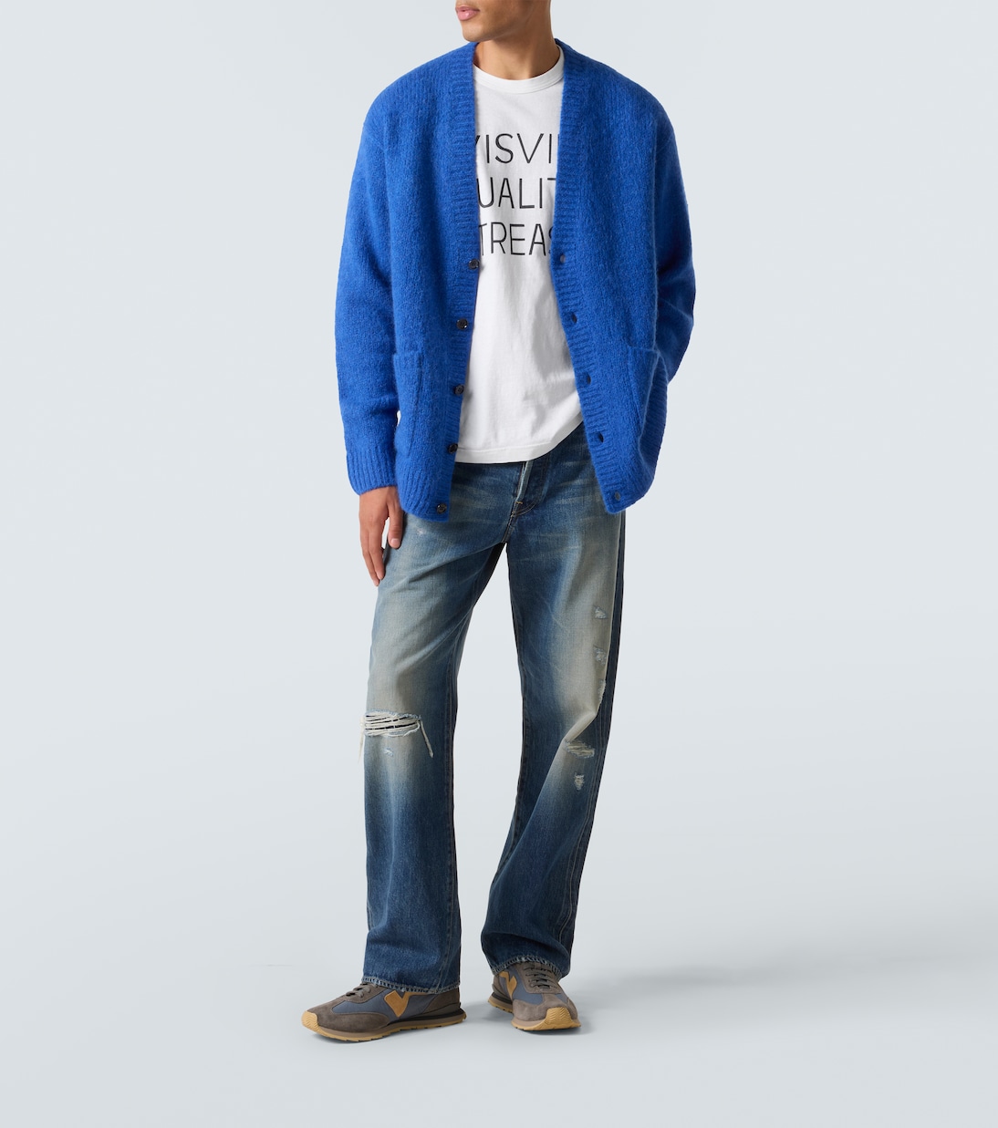 Jumbo printed cotton-blend T-shirt | Visvim