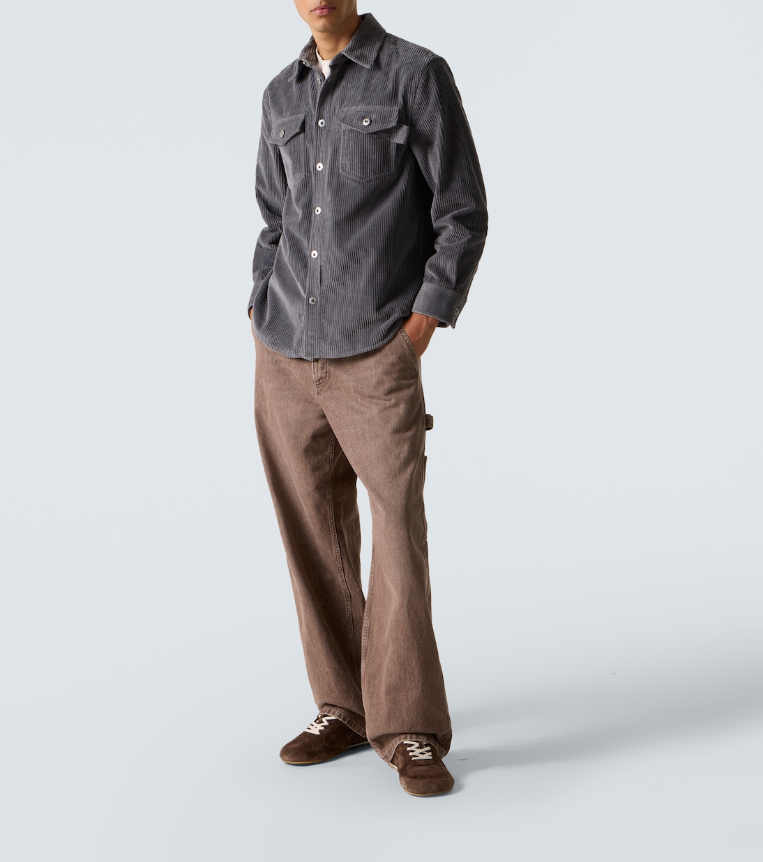 Orbit Flash suede sneakers | Bottega Veneta