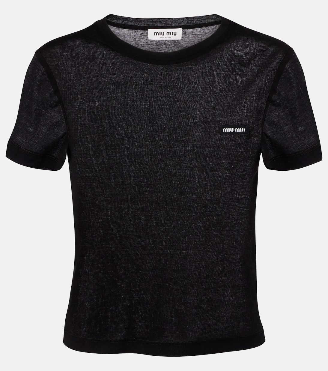 Cotton jersey T-shirt  | Miu Miu