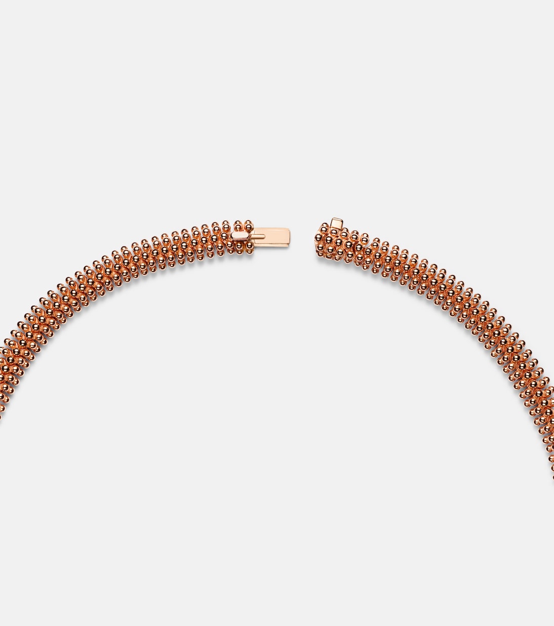 Serpenti 18kt rose gold necklace with diamonds and onyx  | Bvlgari