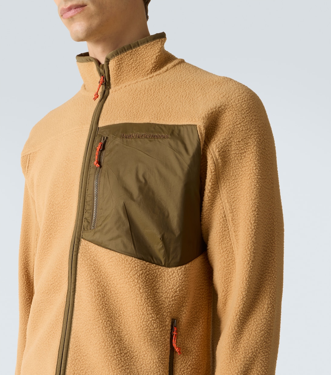 Pile jersey-lined fleece jacket | Peak Performance
