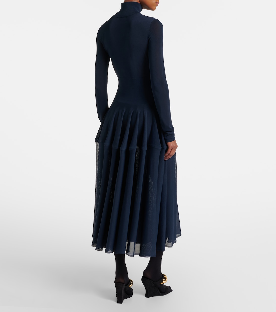 Sheer midi dress | Alaïa