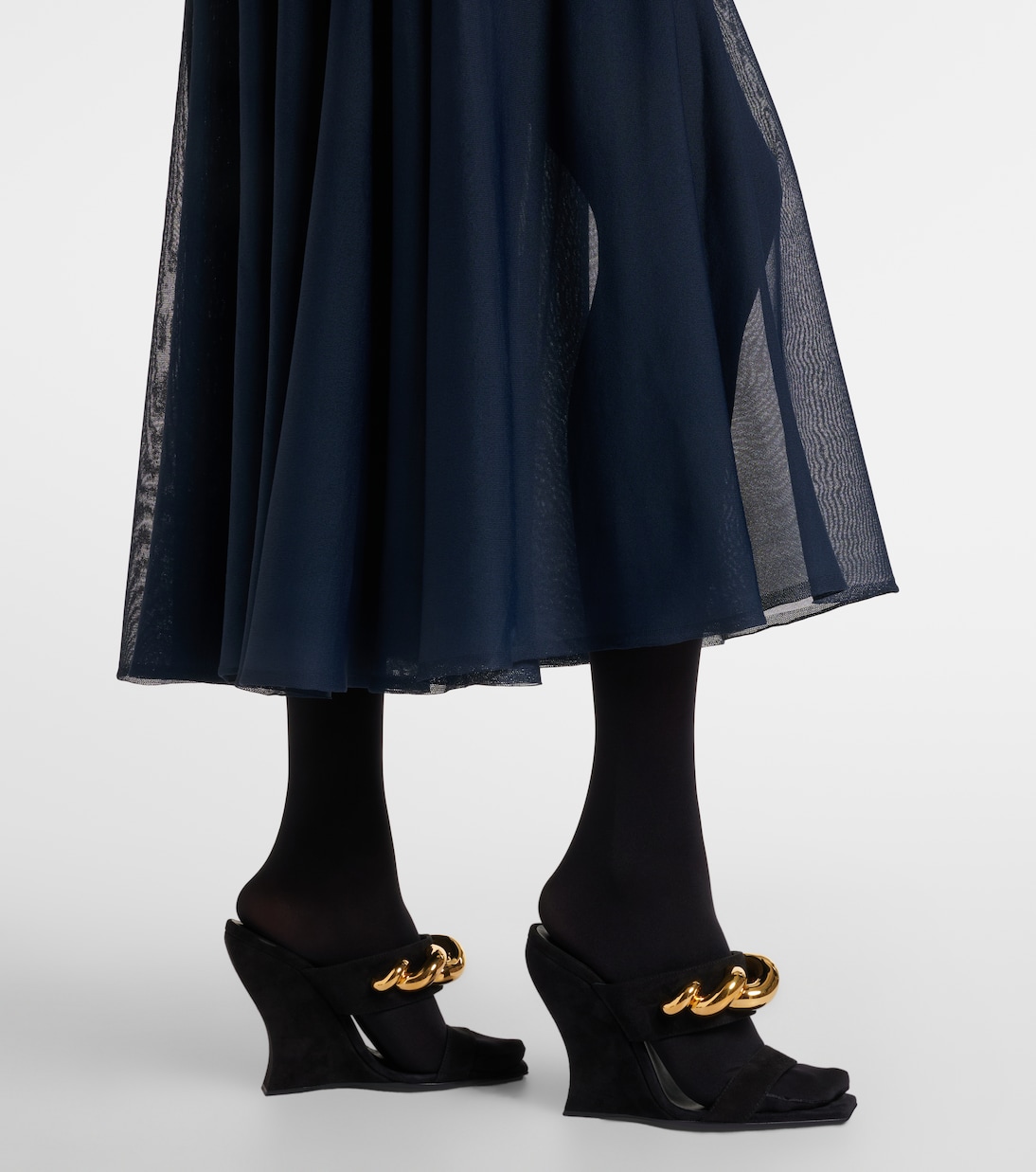 Sheer midi dress | Alaïa