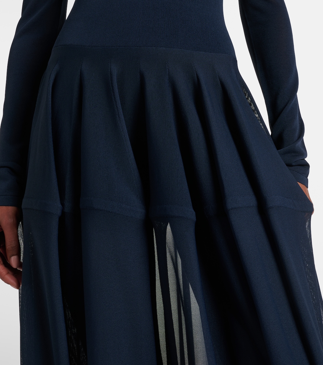 Sheer midi dress | Alaïa