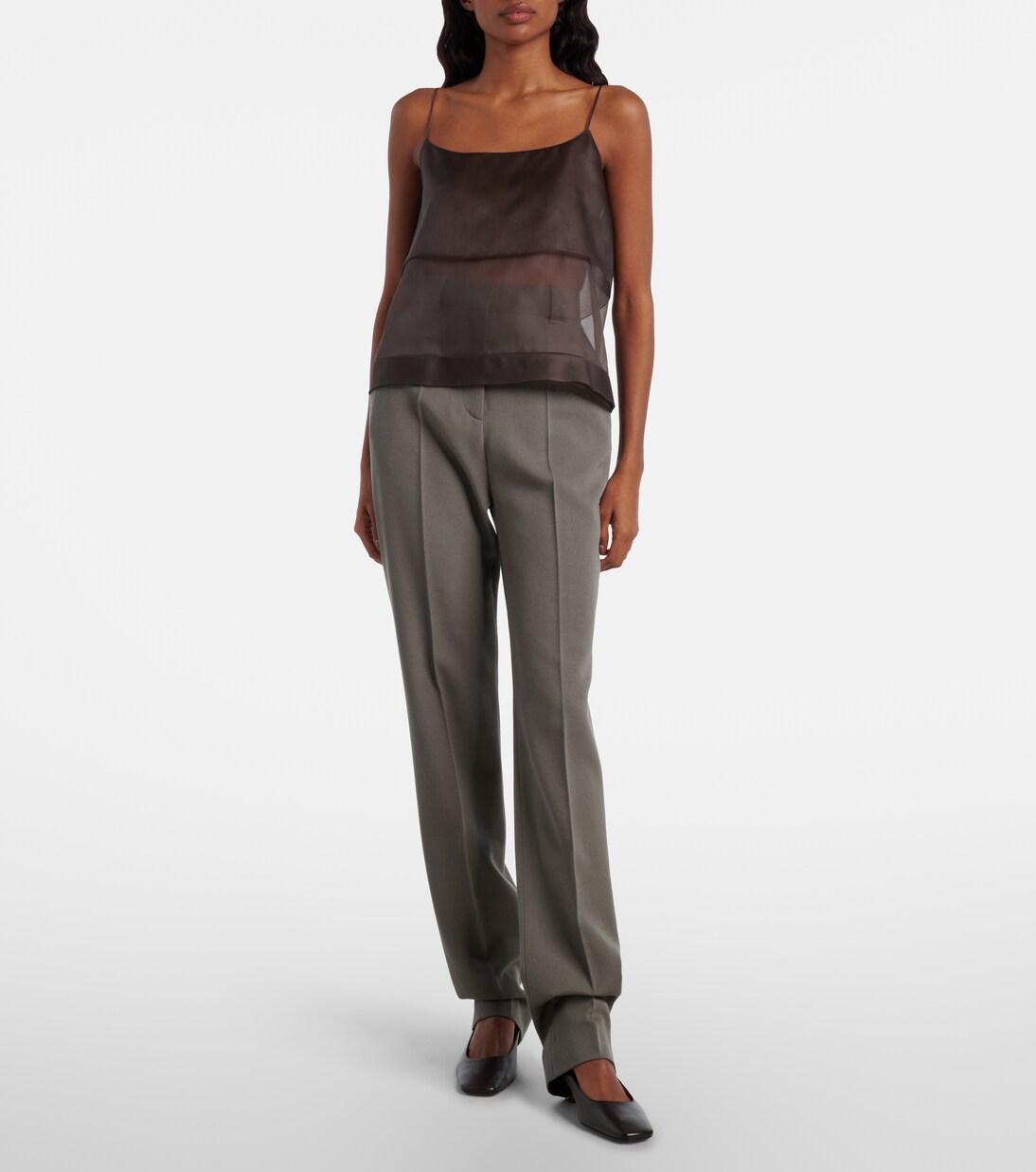Carmen sheer silk camisole | Calvin Klein Collection