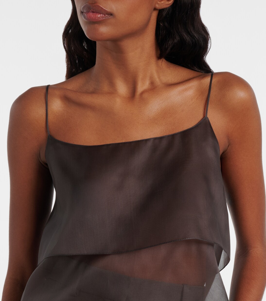 Carmen sheer silk camisole | Calvin Klein Collection