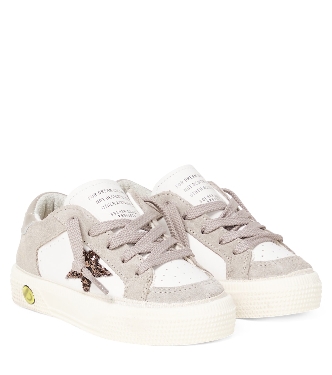 May suede-trimmed sneakers | Golden Goose Kids