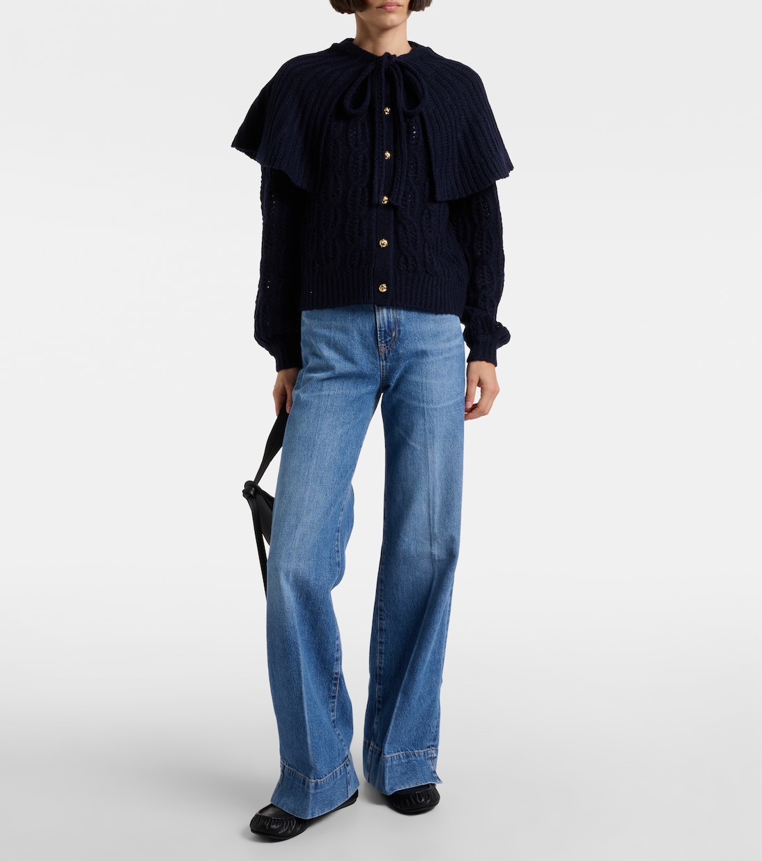 Cardigan en laine mélangée | Frame