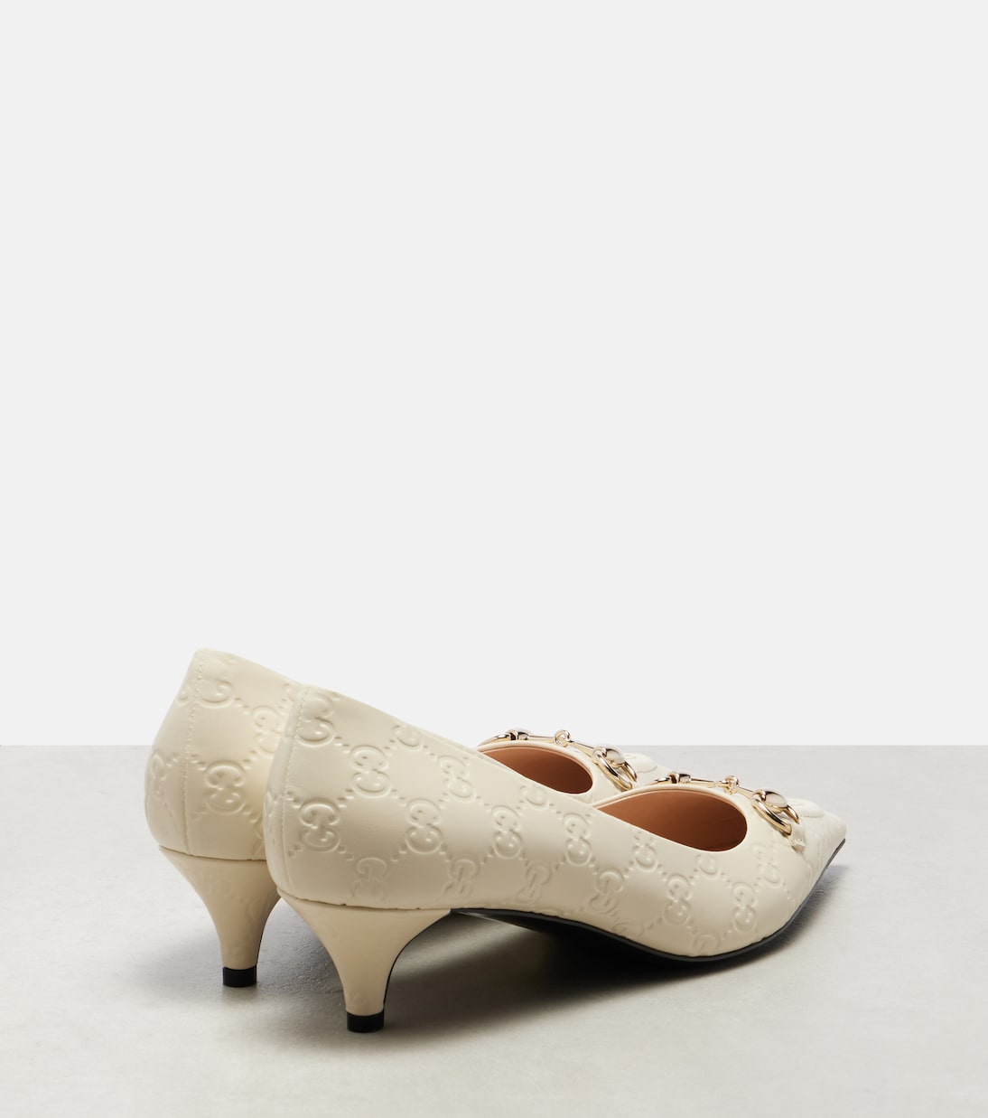 Erin GG Horsebit leather pumps | Gucci
