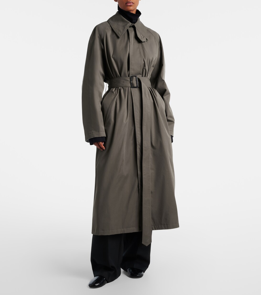 Trenchcoat aus Baumwoll-Twill | Phoebe Philo