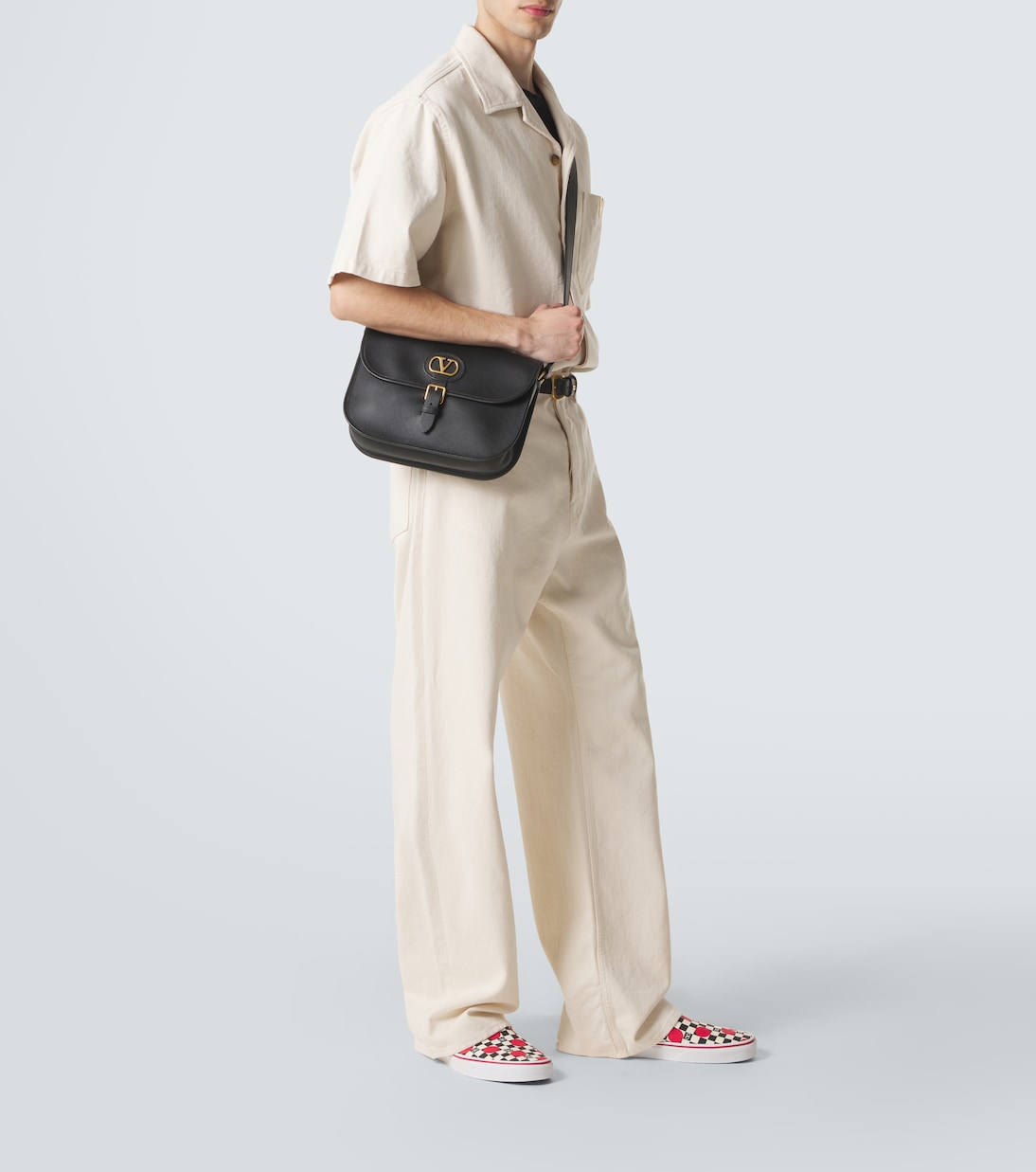 x Vans - Slip-on VLogo in canvas | Valentino Garavani