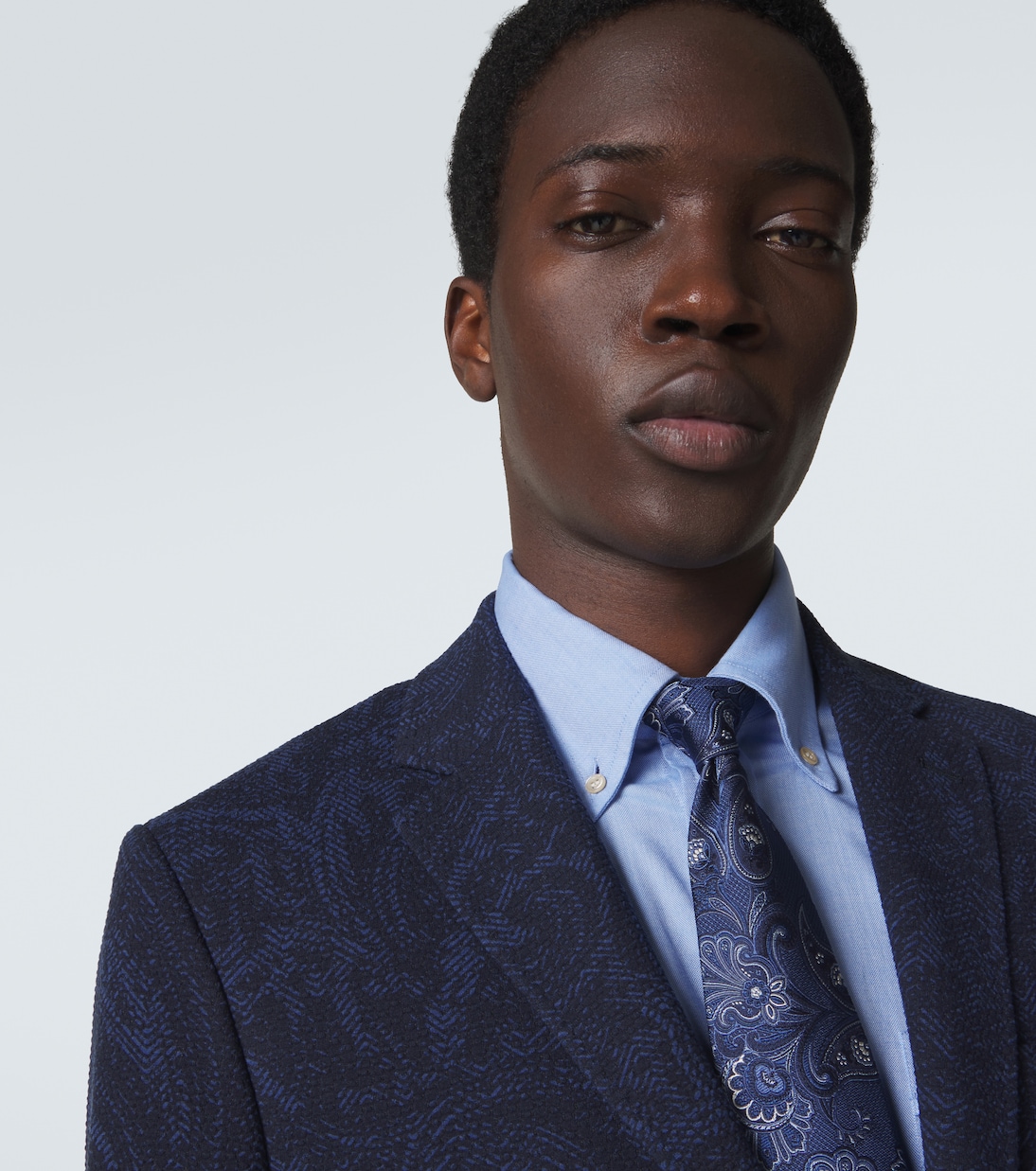 Paisley silk jacquard tie | Etro