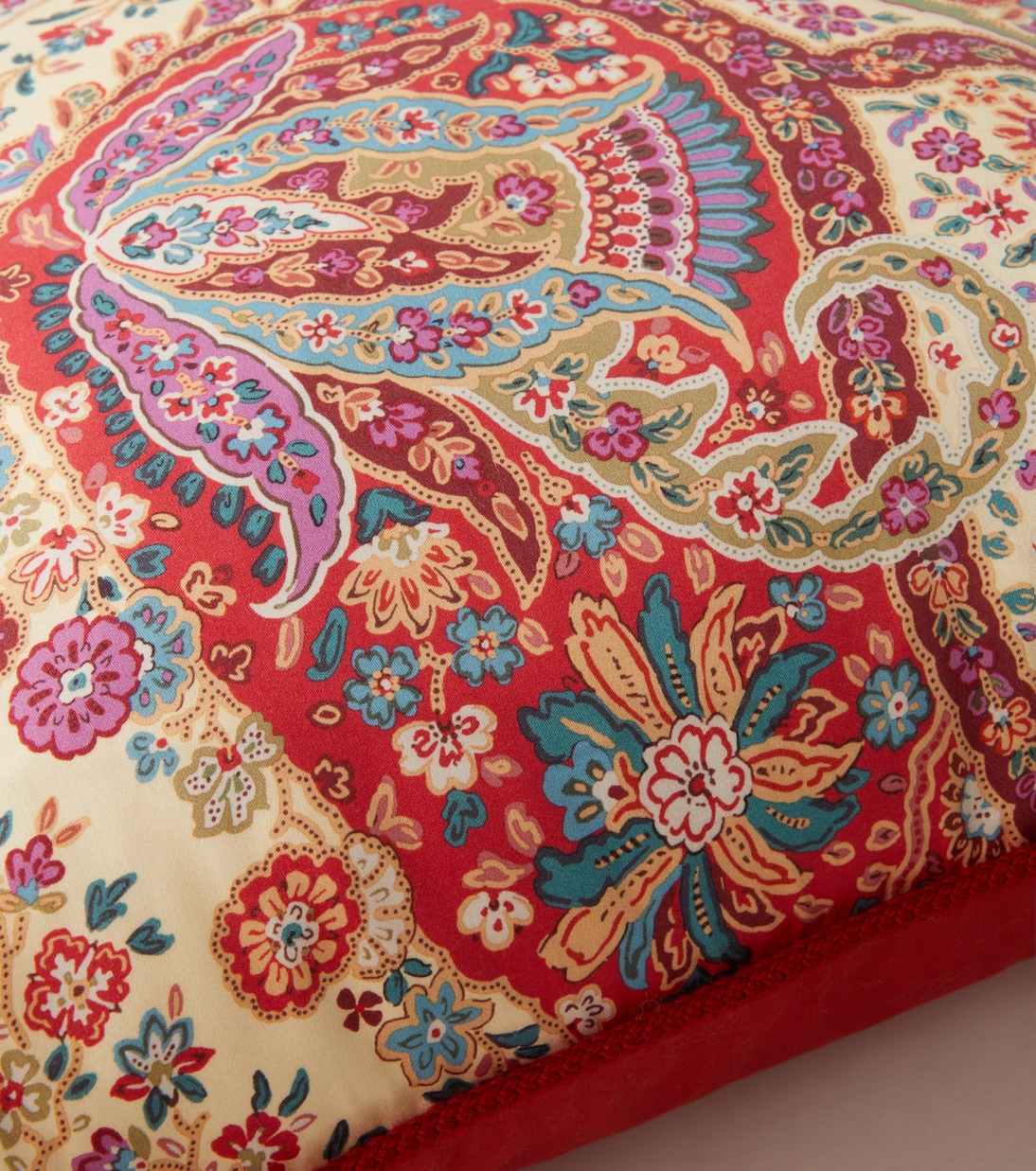 Pegaso paisley cotton cushion | Etro