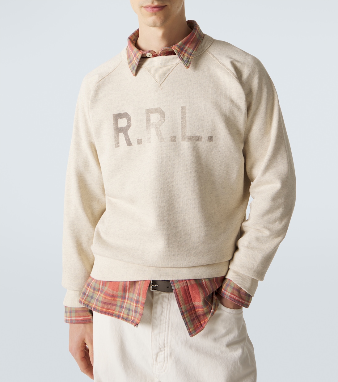 Logo cotton-blend sweatshirt | RRL