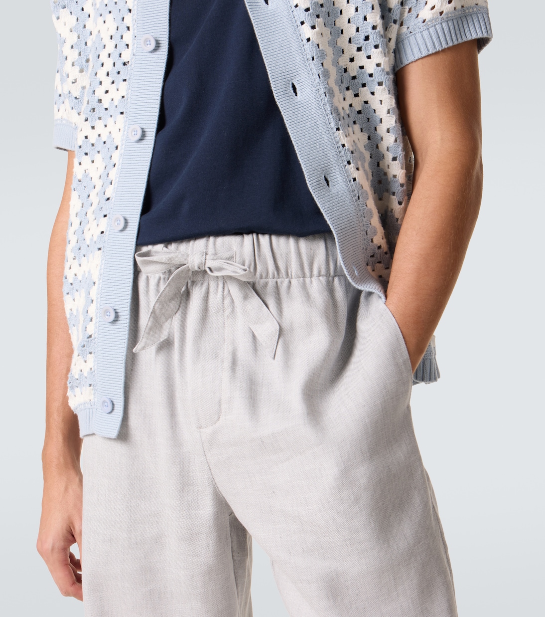 Gerade Hose Luan aus Leinen und Baumwolle | Frescobol Carioca