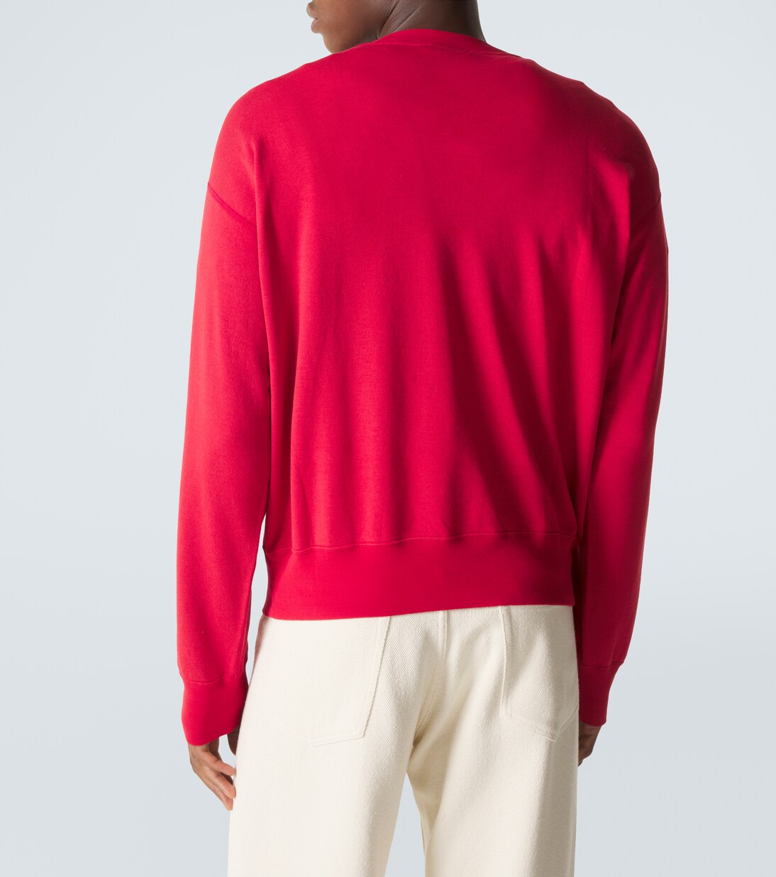 Cotton, wool and silk sweatshirt | Auralee