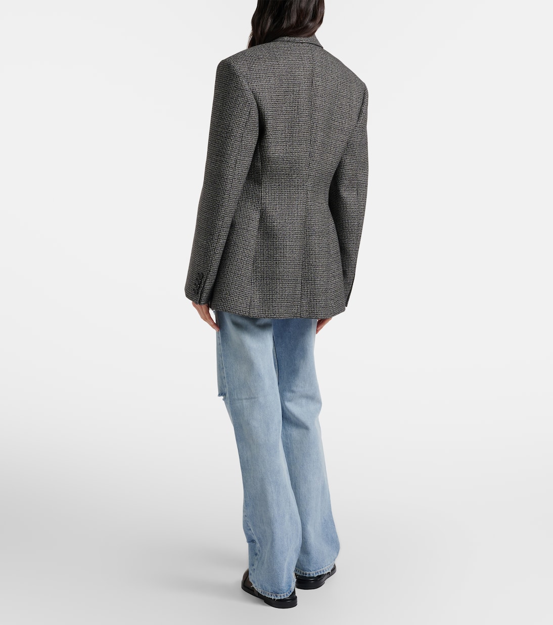 Jeans rectos con efecto desgastado | Acne Studios