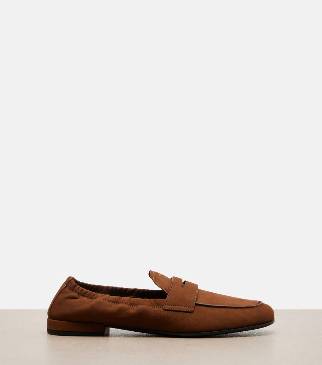 Leather penny loafers | Prada