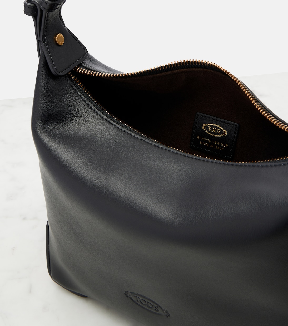 Schultertasche Metal Dots Mini aus Leder | Tod's