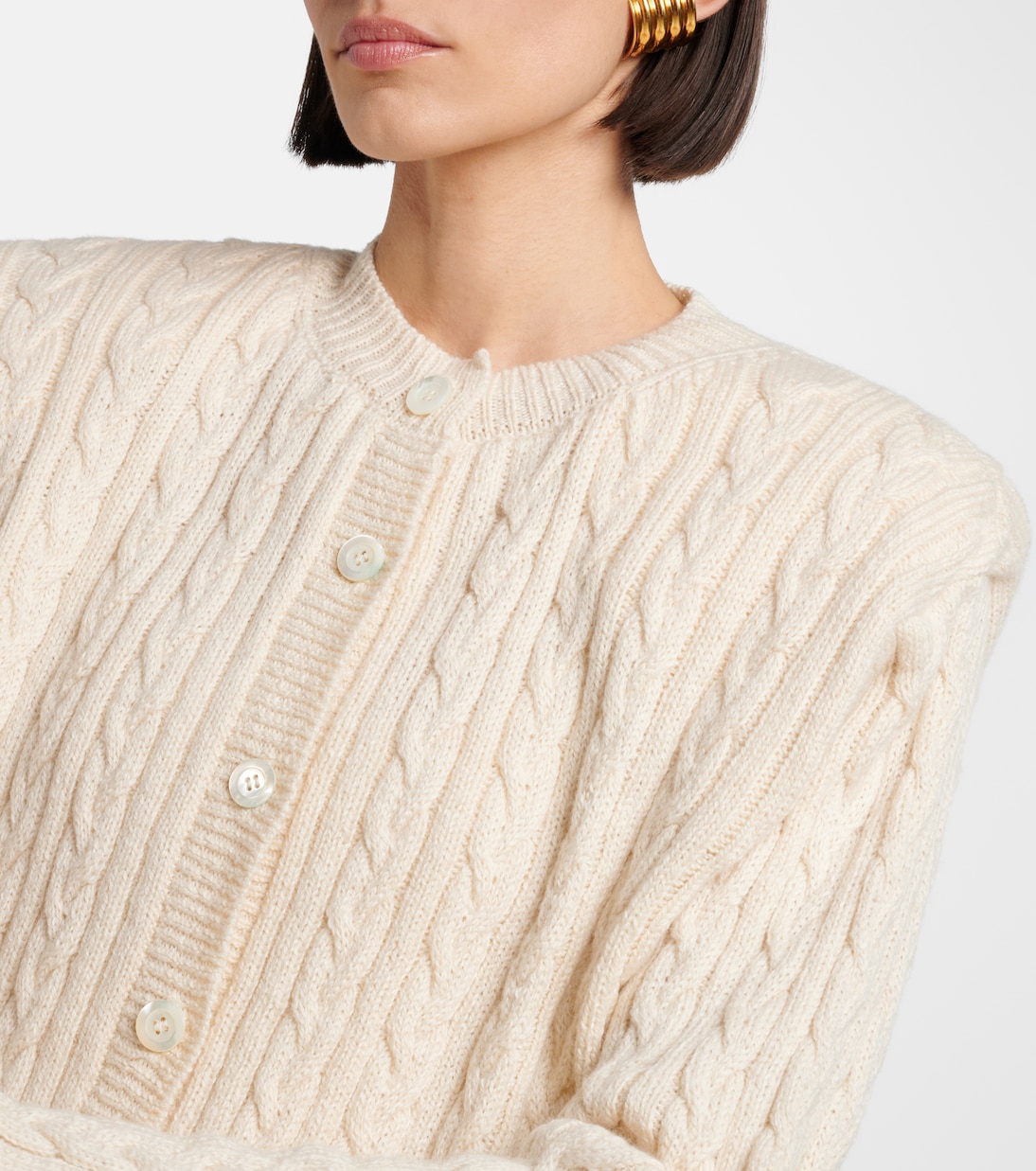 Cardigan aus Baumwolle und Wolle  | Róhe