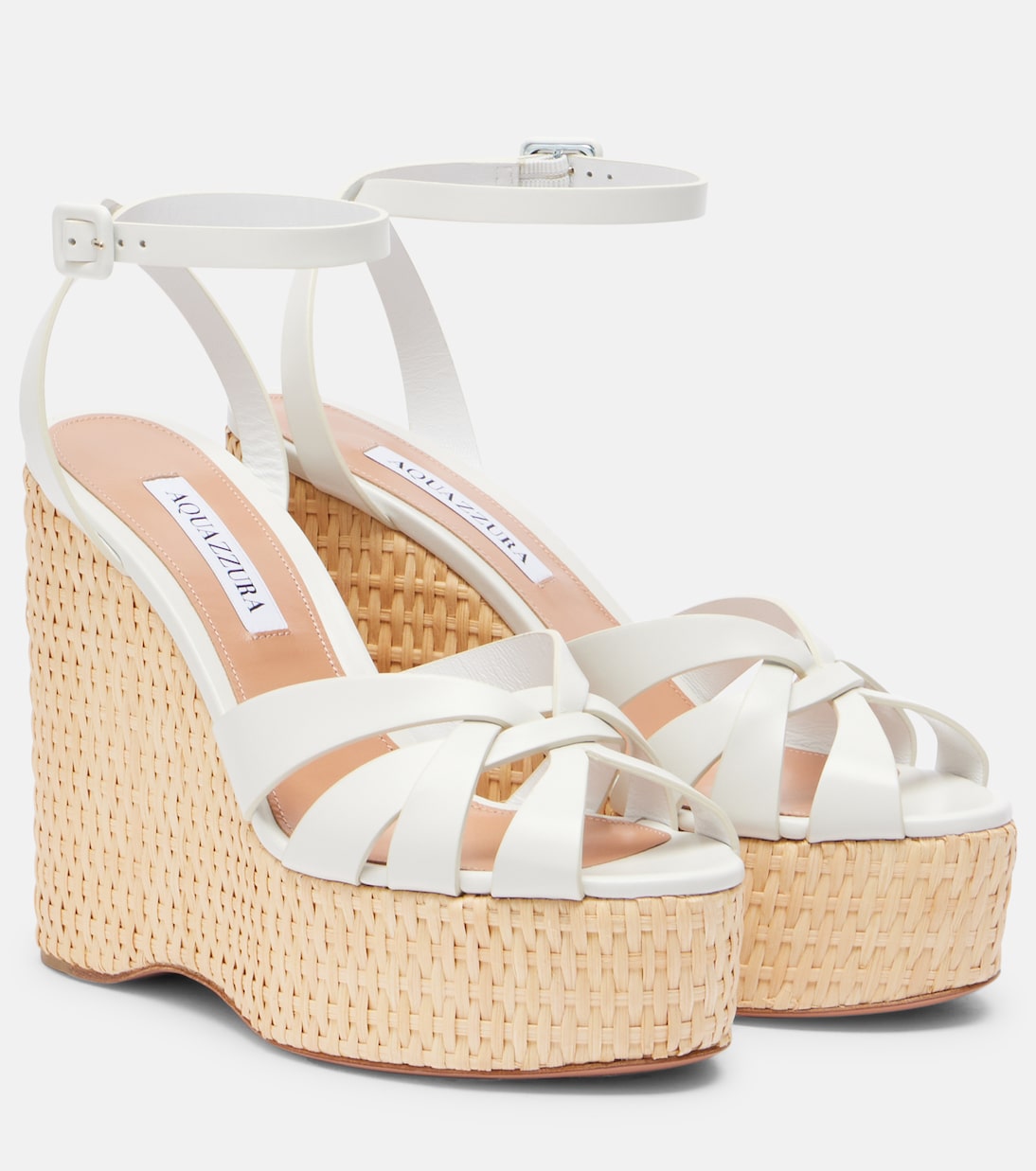 Wedge-Sandalen Copacabana aus Leder | Aquazzura
