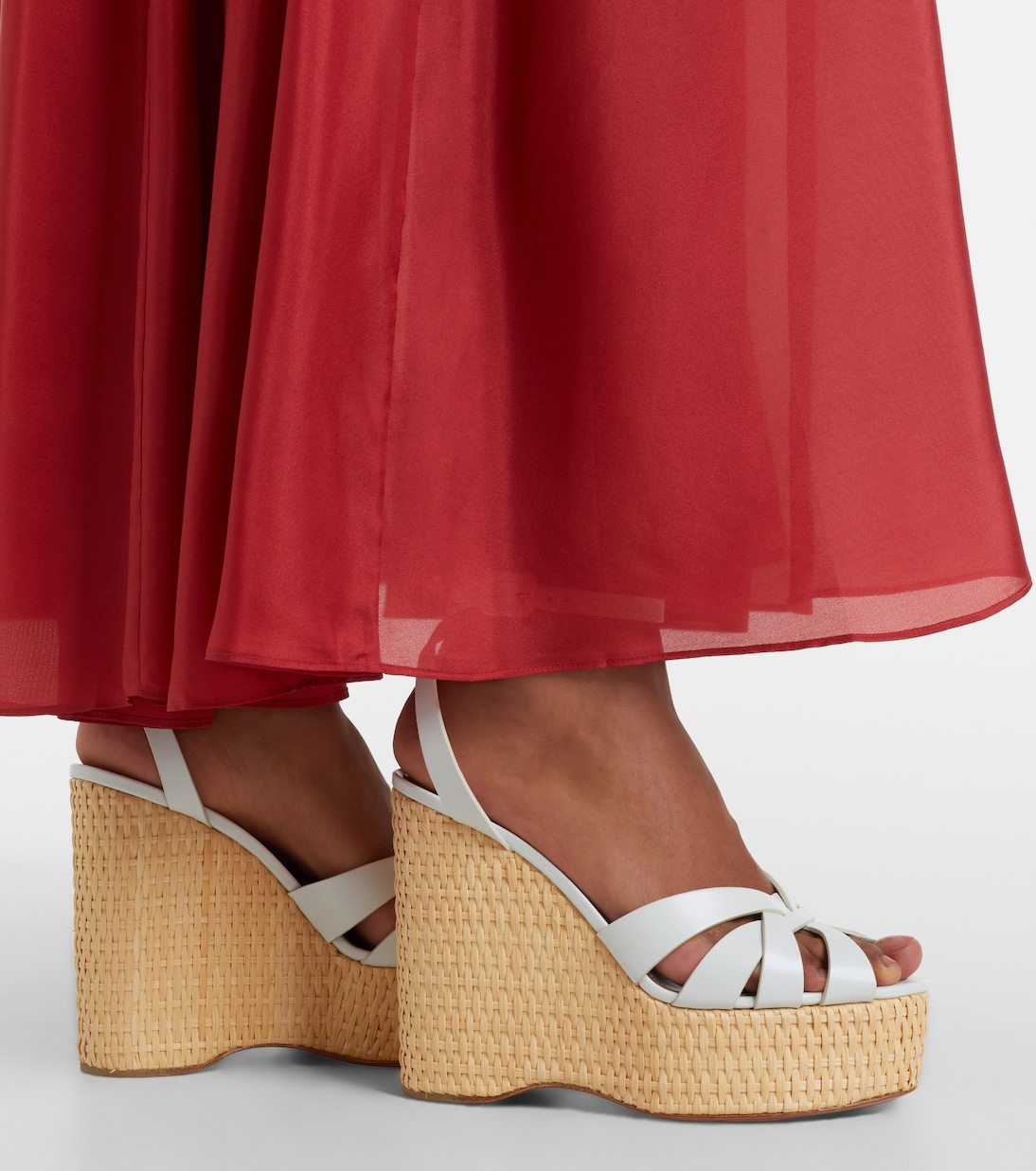 Wedge-Sandalen Copacabana aus Leder | Aquazzura