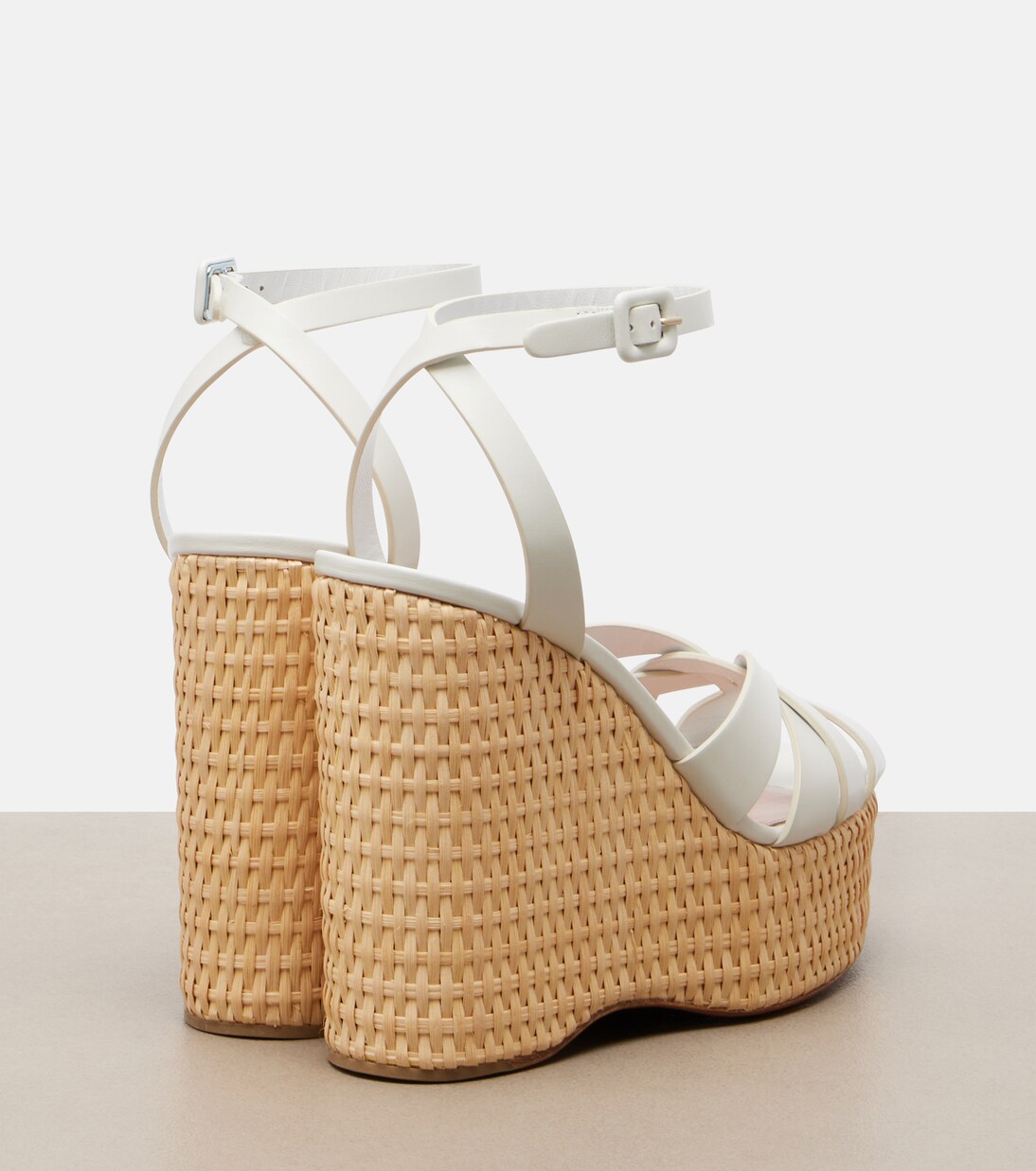 Wedge-Sandalen Copacabana aus Leder | Aquazzura