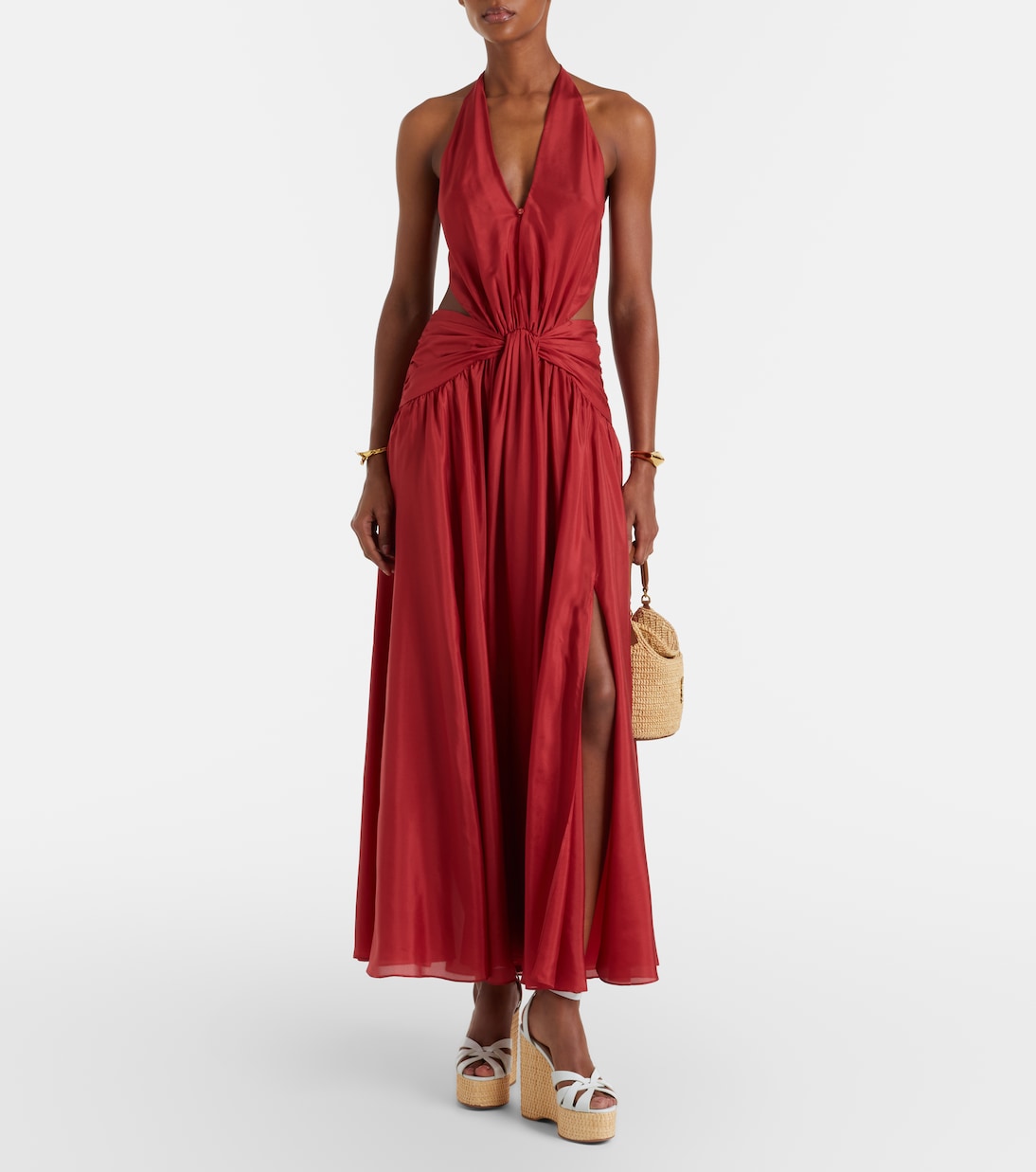 Wedge-Sandalen Copacabana aus Leder | Aquazzura