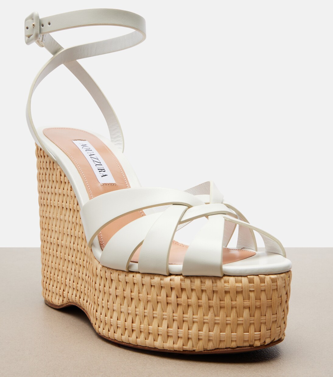 Wedge-Sandalen Copacabana aus Leder | Aquazzura