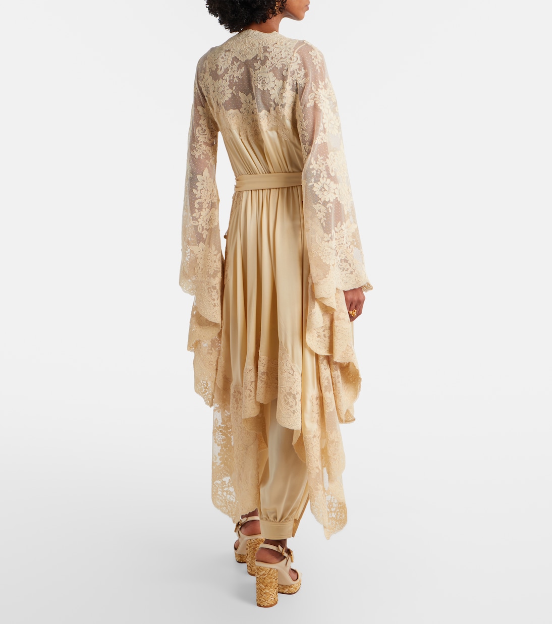 Como silk satin tapered pants | Zimmermann