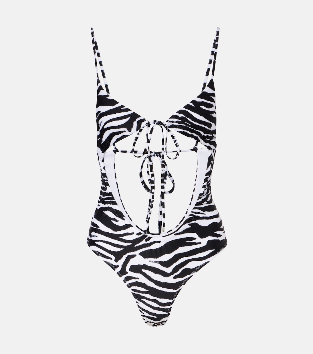 Badeanzug mit Zebra-Print | The Attico