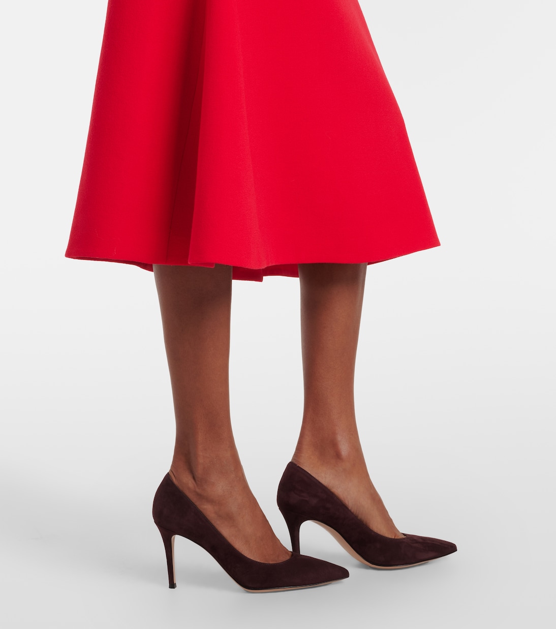 Midikleid Leontine aus Woll-Crêpe | Emilia Wickstead