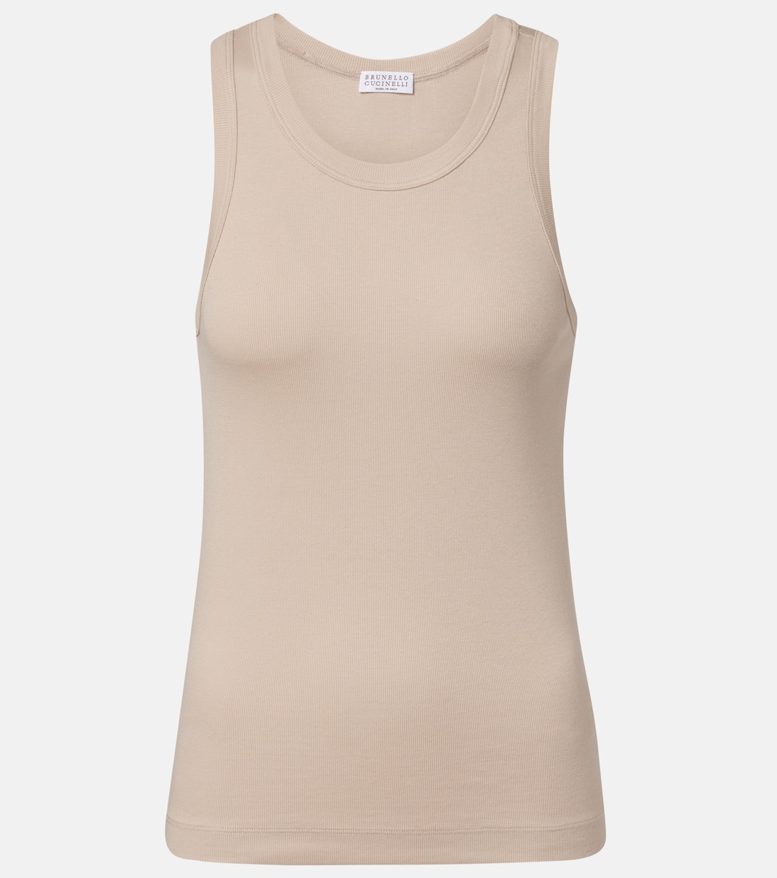 Monili cotton-blend tank top | Brunello Cucinelli