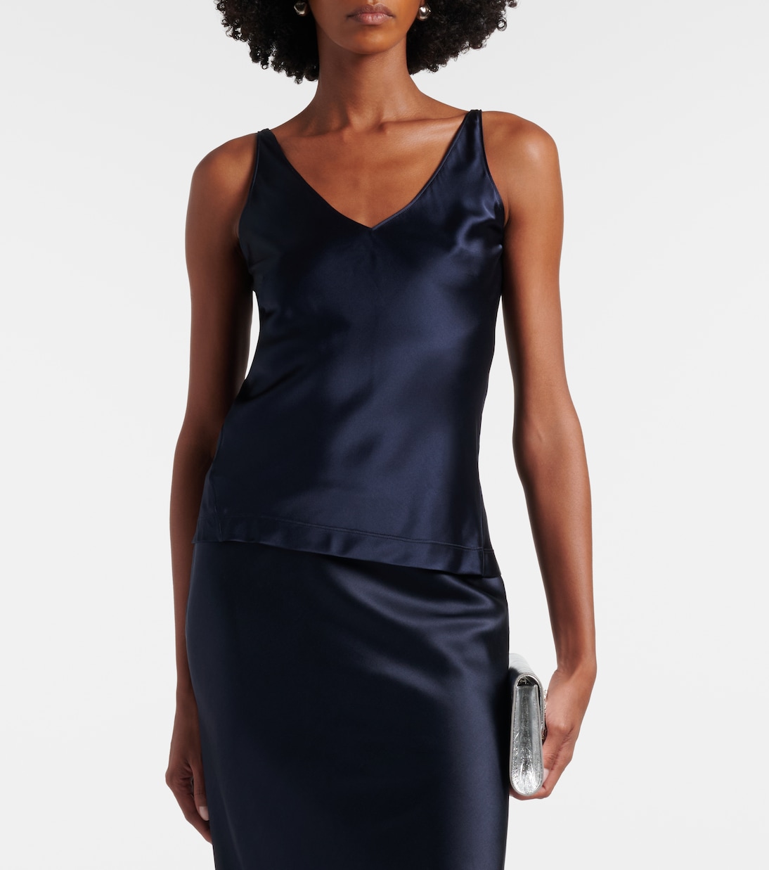 Sense of Shine silk-blend satin top | Dorothee Schumacher