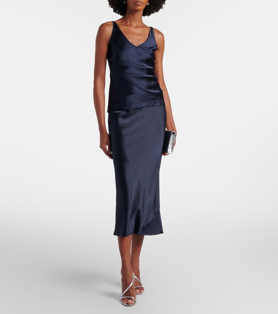 Sense of Shine silk-blend satin top | Dorothee Schumacher