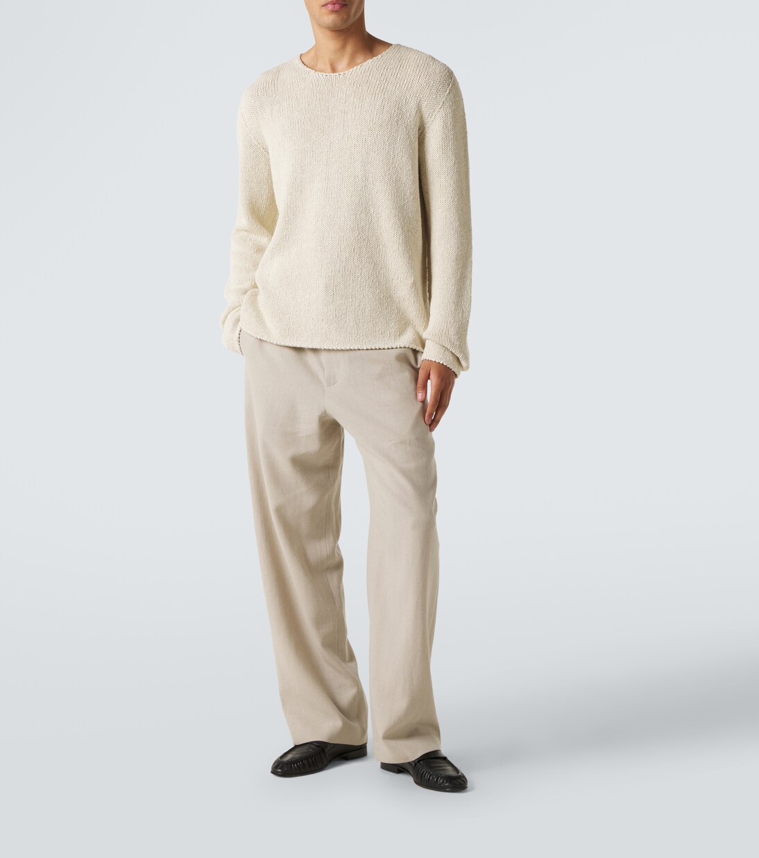 Toril linen-blend wide-leg pants | The Row