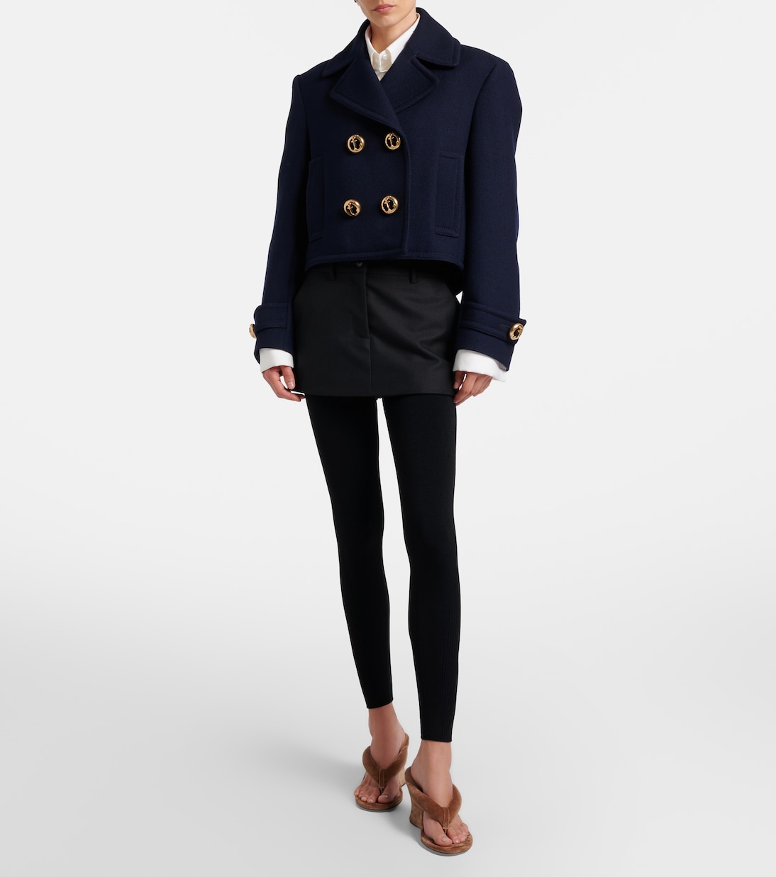 Skort aus Wolle | Balenciaga