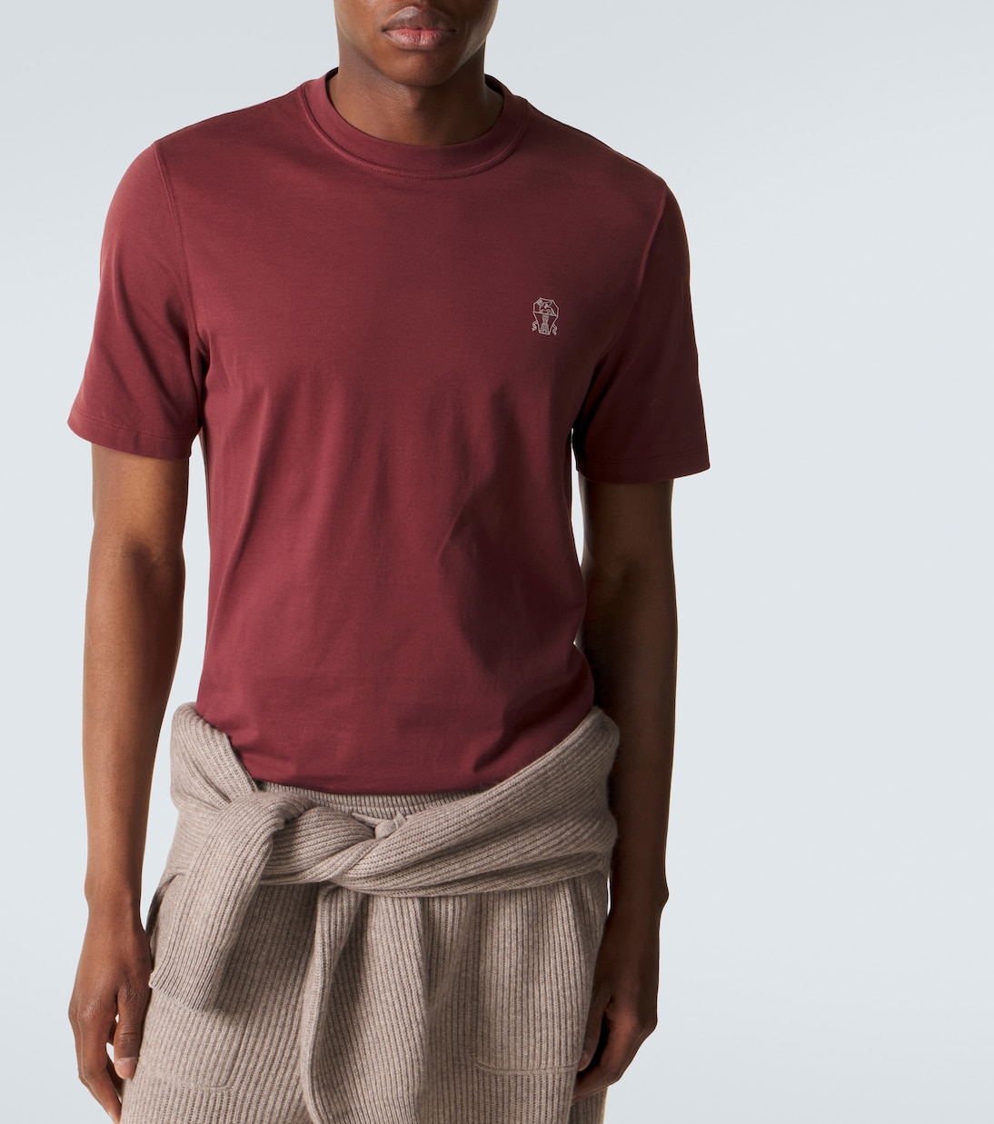 Camiseta de jersey de algodón | Brunello Cucinelli